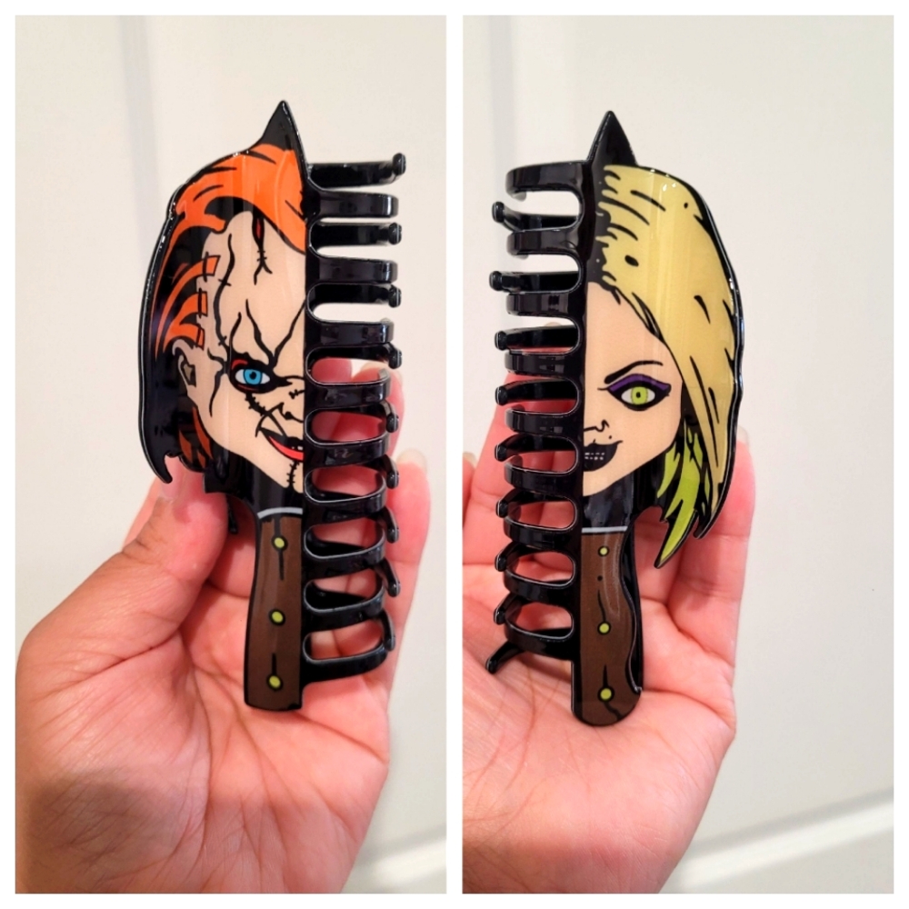 Chucky and Tiffany Hairclip